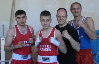 Aziz, Elmin, Christian und Sascha (v.l.)